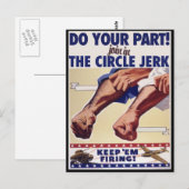 Doe mee aan de internetrondleiding Jerk Briefkaart (Voorkant / Achterkant)