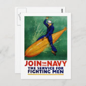 Doe mee aan de marine briefkaart (Voorkant / Achterkant)