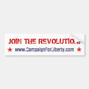 Doe mee aan de revolutie! Bumpersticker