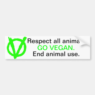 Doe mee aan de Vegan Revolution! Bumpersticker