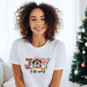 Doe mee aan de wereld met kerstfeest T-shirt