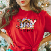 Doe mee aan de wereld met kerstfeest T-shirt