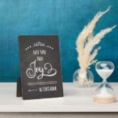 Doe mee aan dit Home-Chalkboard Fotoplaat (Zijkant)