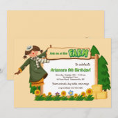 Doe mee bij de boerderij Uitnodiging (Voorkant / Achterkant)