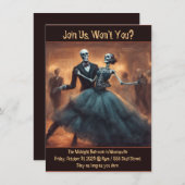 Doe mee, hè? Halloween dansfeest Kaart (Voorkant / Achterkant)