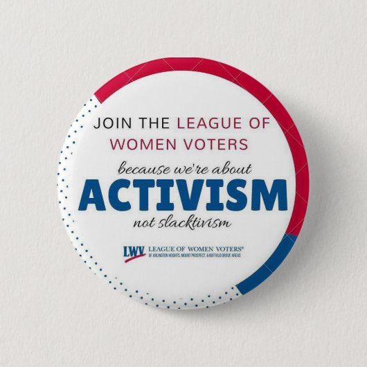 Doe mee met de Button "Activism Not Slactivism" in (Voorkant)