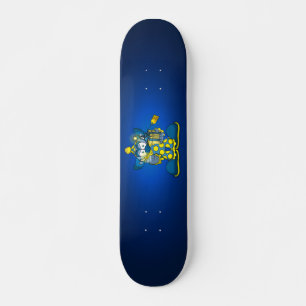 Doe mee met de clown skateboard