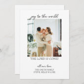 Doe mee met de kerstkaart kaart (Voorkant / Achterkant)