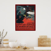 Doe mee met de militaire luchtdienst poster (Keuken)