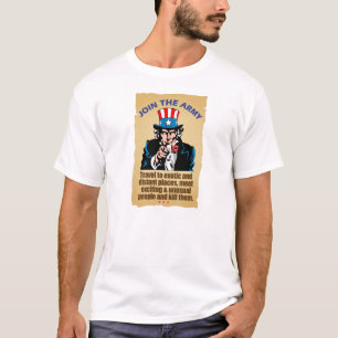 Doe mee met het leger - oom Sam T-shirt
