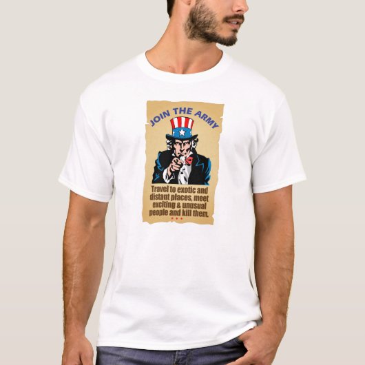 Doe mee met het leger - oom Sam T-shirt (Voorkant)