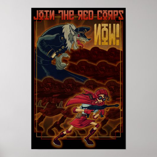 Doe mee met het Rode Korps Poster (Voorkant)