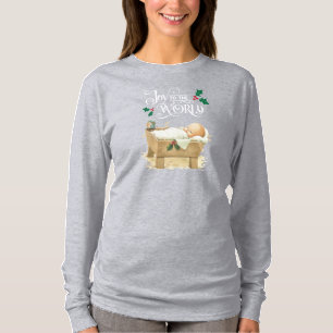 Doe mee met het T-shirt met een lange hoes