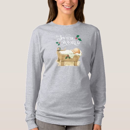 Doe mee met het T-shirt met een lange hoes (Voorkant)