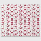 Doe mee met het World Red Kerstfeest Cadeaupapier (Vlak)