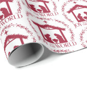 Doe mee met het World Red Kerstfeest Cadeaupapier (Rol Hoek)