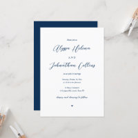 Doe mee met ons, Bride en Groom Church Wedding Inv