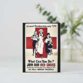 Doe mee met ons Rode Kruis Briefkaart (Staand voorkant)