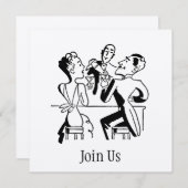 Doe mee met ons uitnodiging (Voorkant / Achterkant)