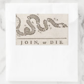 Doe mee of Die Flag Rechthoekige Sticker (Tas)