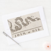 Doe mee of Die Flag Rechthoekige Sticker (Envelop)