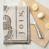 Doe mee of sterf ratelslang: Cartoon Benjamin Fran Theedoek (Quarter Fold)