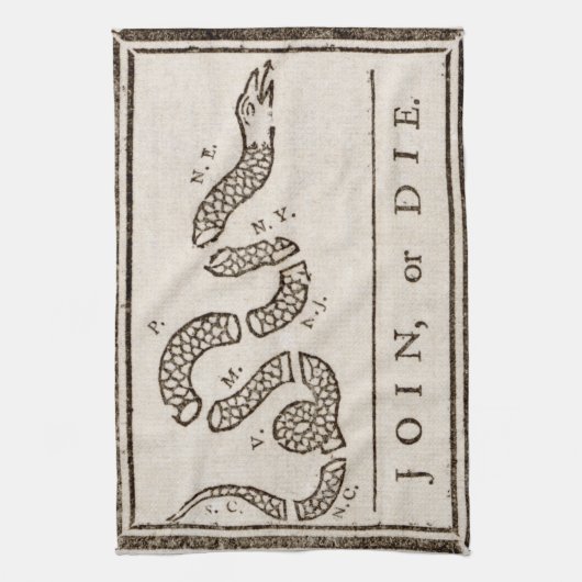 Doe mee of sterf ratelslang: Cartoon Benjamin Fran Theedoek (Verticaal)