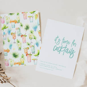 Doe mee voor Cocktails Housewarming Party Invite Kaart