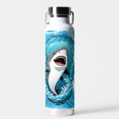 Doe mee voor een haaienbeet waterfles (Voorkant)