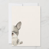 Doe mee voor een Pawty French Bulldog verjaardag Kaart (Achterkant)