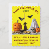 🎃 Doe mee voor een spooktaculaire Halloween Bash! Kaart (Voorkant)