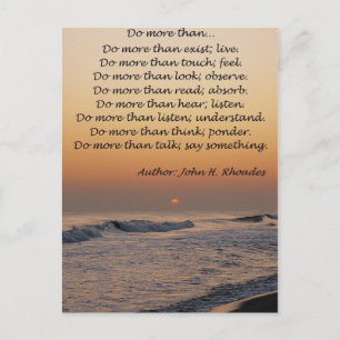 Doe meer dan... Briefkaart