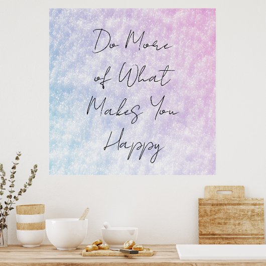 Doe meer poster (Keuken)