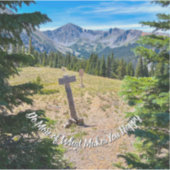 Doe meer van wat je blij maakt Vinyl Sticker (Voorkant)