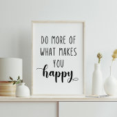 Doe meer van wat je Inspirerend maakt Poster