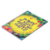 Doe meer waar je blij van wordt en inspiratie notitieboek (Linkerzijde)