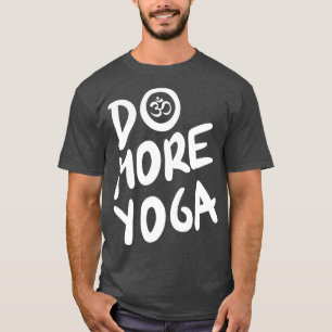 Doe meer yoga wit t-shirt