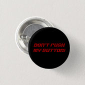 DOE MIJN BUTTON NIET. (Voorkant /achterkant)