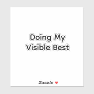 Doe mijn uiterste best sticker