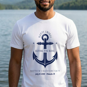 Doe Nauti Dingen Voor de Ring Anker Bachelorfeest T-shirt