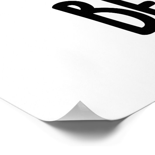 Doe niet hetzelfde als botergrappig eten grappig z poster (Hoek)