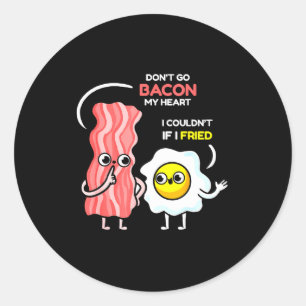Doe niet mijn hart spek ik kon niet als ik Valenti Ronde Sticker