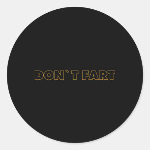 Doe Niet Scheet Gym Sport Bodybuilding Eiwit Worko Ronde Sticker