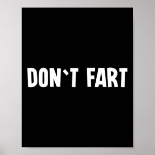 Doe Niet Scheten Gym Sport Bodybuilding Eiwit Work Poster