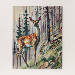 Doe op de berghelling 500 Piece Puzzel