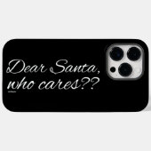 DOE SANTA, WIE DOET? Case-Mate iPhone CASE (Achterkant (horizontaal))