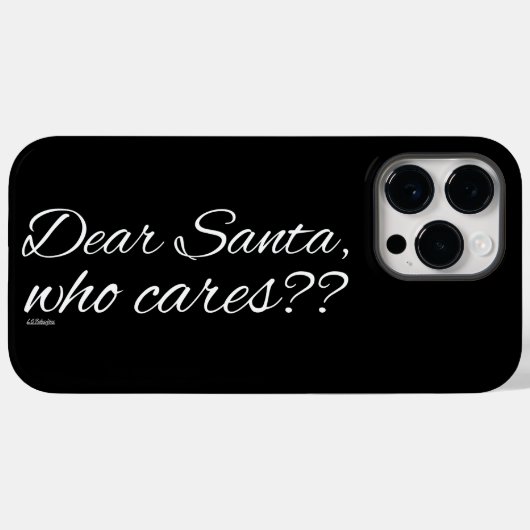 DOE SANTA, WIE DOET? Case-Mate iPhone CASE (Achterkant (horizontaal))