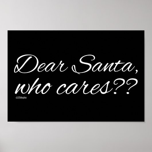 DOE SANTA, WIE DOET? POSTER (Voorkant)