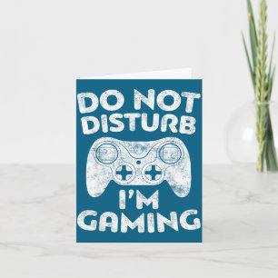 Doe Shirt Niet Storen Gamen Video Gamer Kaart