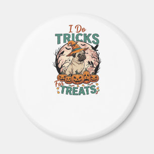 Doe Trucs Snoepjes Halloween Pug Heksenhoed Pompoe Magneet